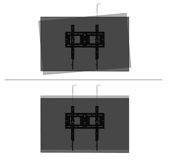 Стойка Neomounts Level-750 Heavy duty wall mount 42-75", max 100kg, tilt, lockable