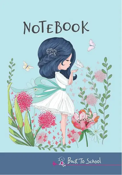 Тетрадка телчета А5 офсет 20 л малки квадрадчета