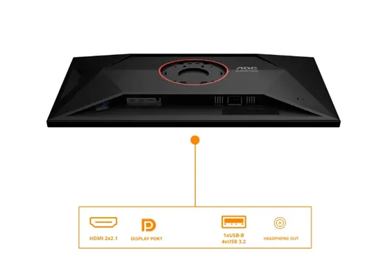 Монитор AOC Q32V4, 31.5" IPS WLED, 2560x1440@75Hz, 4ms GTG, 250cd/m2, 1000:1, 20M:1 DCR, Adaptive Sync, FlickerFree, Low Blue Light, 2Wx2, Tilt, HDMI, DP