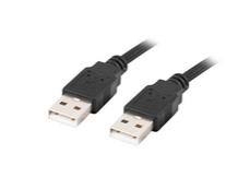 Кабел Lanberg USB-A M/M 2.0 cable 1.8m black