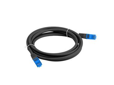 Кабел Lanberg patchcord CAT.6A FTP LSZH CCA 0.5m Fluke Passed, Black