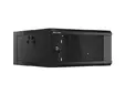 Комуникационен шкаф Lanberg rack cabinet 19' wall-mounted 4U 600 fast assembly (flat pack) black