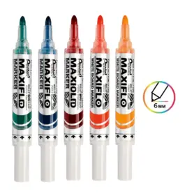 Маркер за бяла дъска Pentel Maxiflo 6.0 мм