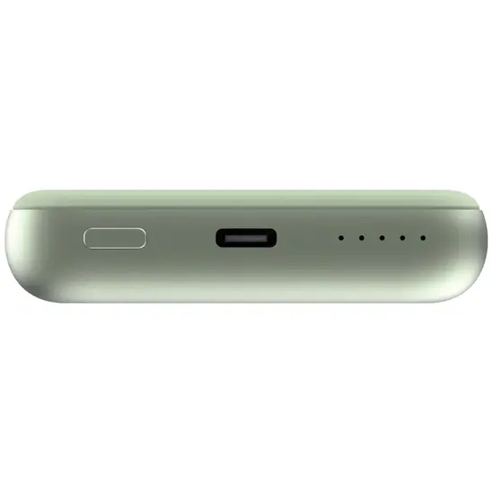 Външна батерия Verbatim MCP-10GN Power Pack 10000 mAh with UBS-C PD 20W  Magnetic Wireless Charging 15W Green