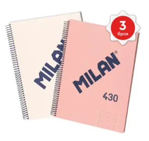 Тетрадка спирала А4 1918 Milan 120 л 3 броя