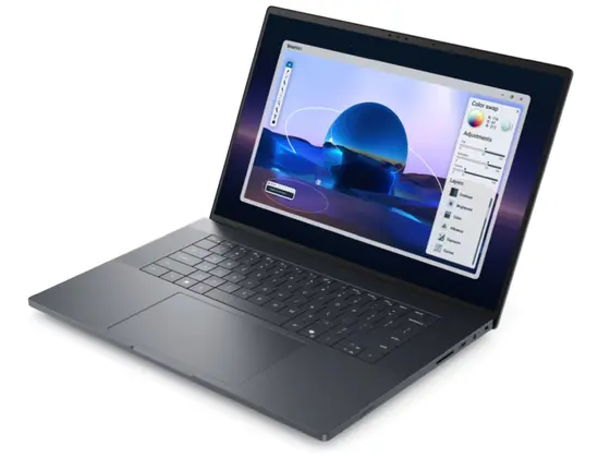 Лаптоп Dell Pro Max 16 Premium MA16250, Intel Ultra 7 265H, vPro (13TOPS NPU, 16 cores, up to 5.30 GHz), 16", FHD+ (1920x1200) VRR 120Hz, 500nits AG, 32GB LPDDR5x 8400 MT/s, 1TB SSD, NVIDIA RTX PRO 2000 8GB GDDR7, 8MP HDR + IR Cam and Mic, Wi-Fi 7, FPR, B