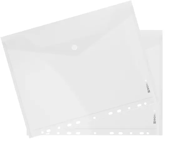 Папка с копче и европерфорация прозрачна