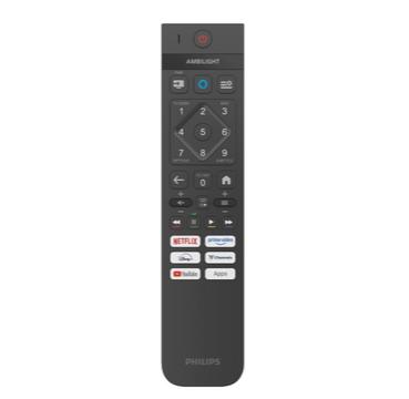 Телевизор Philips 55PUS9010/12, 55' The One 4K Ultra HD QLED, 3840x2160p, DVB-T/T2/T2-HD/C/S/S2, 144Hz, Ambilight 3, P5 Perfect Picture, 90% DCI, HDR+, Titan OS, Dolby Atmos, Dolby Digital, VRR, 4*HDMI, 2*USB, 802.11ac, 40W RMS, Black