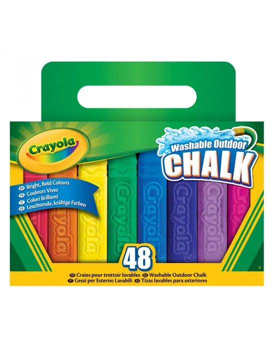 Тебешири големи измиващи Crayola 48 цвята