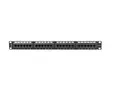 Пач панел Lanberg patch panel 24 port 1U CAT.5E, black