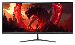 Монитор Acer Nitro ED340CURW0bmiipx, 34'' VA, WQHD (3440x1440), Curved 1500R, ZeroFrame, FreeSync Premium, 240Hz, 1ms, 100M:1, 250 nits, HDR10, 99% sRGB, 2x HDMI 2.1, 1x DP 1.4, Audio Out, 2x2W Speakers, Tilt, VESA, Black