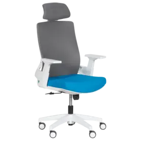 Президентски стол Миглена 46 - Син със сив цвят