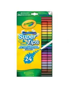 Флумастери Crayola измиваеми 24 цвята