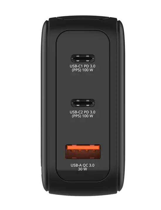 Зарядно устройство Verbatim Mini GaN Charger 100W with Display