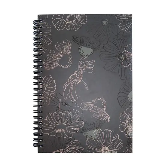 Комплект бележници със спирала DESIGNS -сив