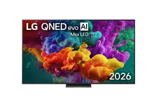 Телевизор LG 65QNED86B3B, 55" 4K QNED MiniLED Smart TV, 3840x2160, 120Hz Native (VRR 144Hz), DVB-T2/C/S2, alpha 7 AI Processor, HDR10 / HLG, Dolby Vision, webOS 26 ThinQ, VRR/ALLM/HGiG, 4K Super Upscaling, WiFi 5, Bluetooth 5.3, AirPlay 2, LAN, CI, HDMI, 