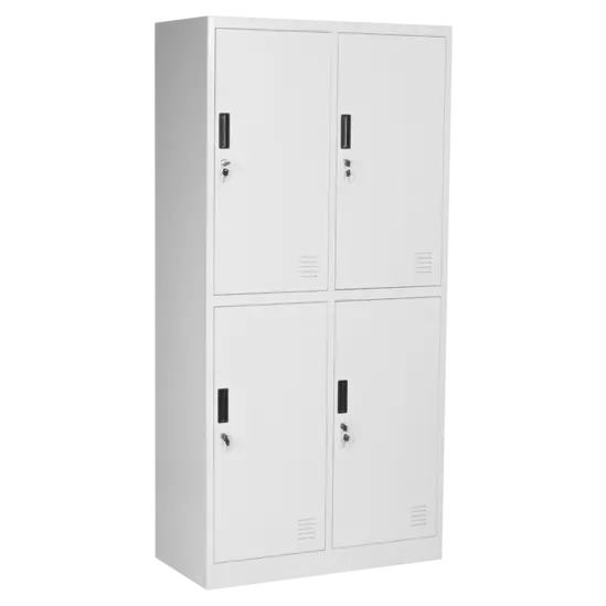Метален гардероб BTL с 4 отделения 185х90х45 см