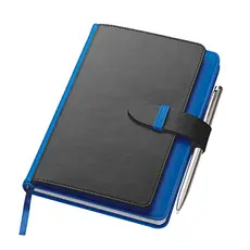 Бележник IDEA с джоб за кредитни карти- син