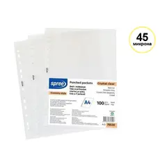 Джоб за документи А4 кристал 45 микр 100 бр