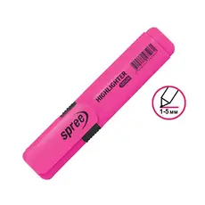 Текст маркер Spree розов