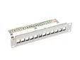 Пач панел Lanberg patch panel blank 12 port 1U 10' ftp for keystone modules grey v2