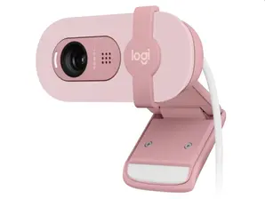 Уебкамера Logitech Brio 100 Full HD Webcam - ROSE - USB - NA - EMEA28-935 - WEBCAM