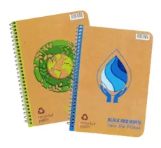 Тетрадка спирала А4 Green Line 80 л рециклирана хартия