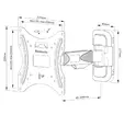 Стойка Neomounts Screen Wall Mount (full motion, 2 pivots, VESA 200x200)