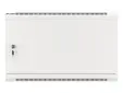 Комуникационен шкаф Lanberg rack cabinet 19' wall-mount 6U600x450 for self-assembly with metal door grey (flat pack)