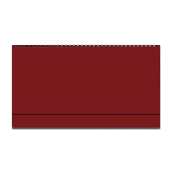 Настолен календар бележник с дати НК 7-червен цвят