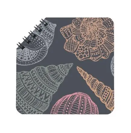 Комплект джобно тефтерче DESIGNS CUT морски раковини