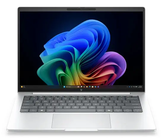 Лаптоп HP EliteBook 8 G2i AI 14 Glacier Silver, Core Ultra 7 366H(up to 4.8GH/18MB/16C), 14" WUXGA AG 300nits, 32GB 5600 MHz 1DIMM, 1TB PCIe SSD, WiFi 7 + BT 6, Backlit Kbd, FPR, 3C Batt, Win 11 Pro, 3Y Warranty Onsite