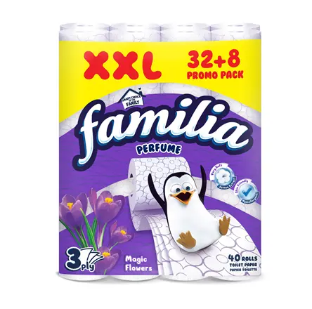  Тоалетна хартия Familia 32+8 бр.