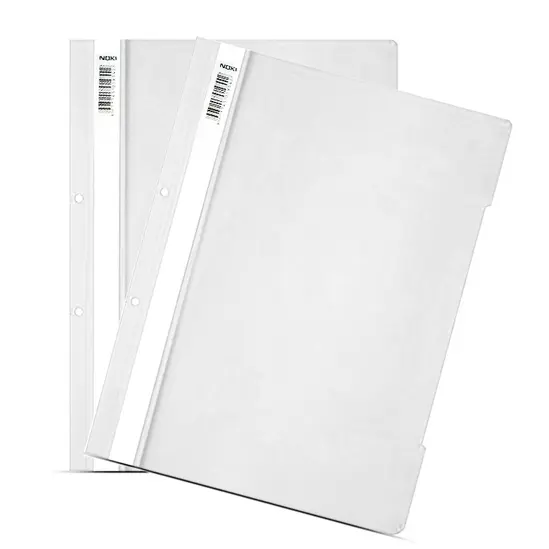 Папка PVC с перфорация сива