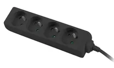 Разклонител Lanberg power strip 1m, 4 sockets,s for UPS system