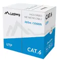 Кабел Lanberg LAN cable UTP CAT.6 305m solid CCA, grey