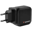 Зарядно устройство Verbatim Mini GaN Charger 70W 3 Port US plug with EU and UK adaptors