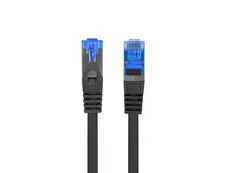 Кабел Lanberg patchcord CAT.6a sftp lszh cca 5m black fluke passed
