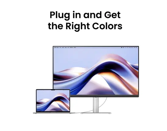 Монитор BenQ MA270UP 27" 4K Nano Gloss Monitor for MacBook, Show Mac Colors All Clarity, best color-matching monitor for all MacBook generations, 99% sRGB, 95% P3, Built-in Speakers, 2x HDMI (v2.0), USB C PD90W, Eye Care, ICCsync, 5.14 kg. SILVER-GREY