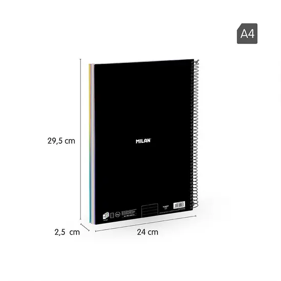 Тетрадка спирала А4 Sunset Milan 120 л 3 броя