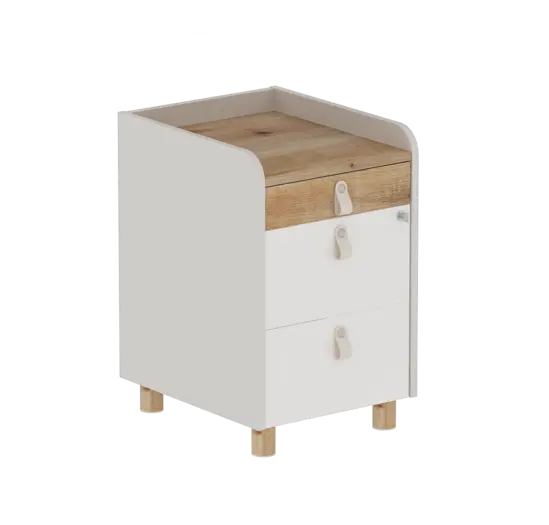 Контейнер с 3 чекмеджета със заключване ЕЛБЕТИЦА KS02