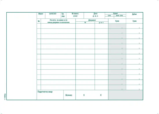 Авансов отчет