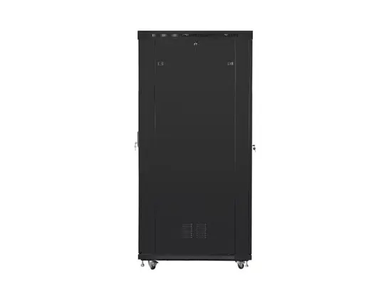 Комуникационен шкаф Lanberg rack cabinet 19' free-standing 42U800x1200 (flat pack) with glass door lcd black v2