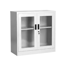 Архивен шкаф BTL J с 2 отделения 90х40х90 см стъкло,празен със затворени врати