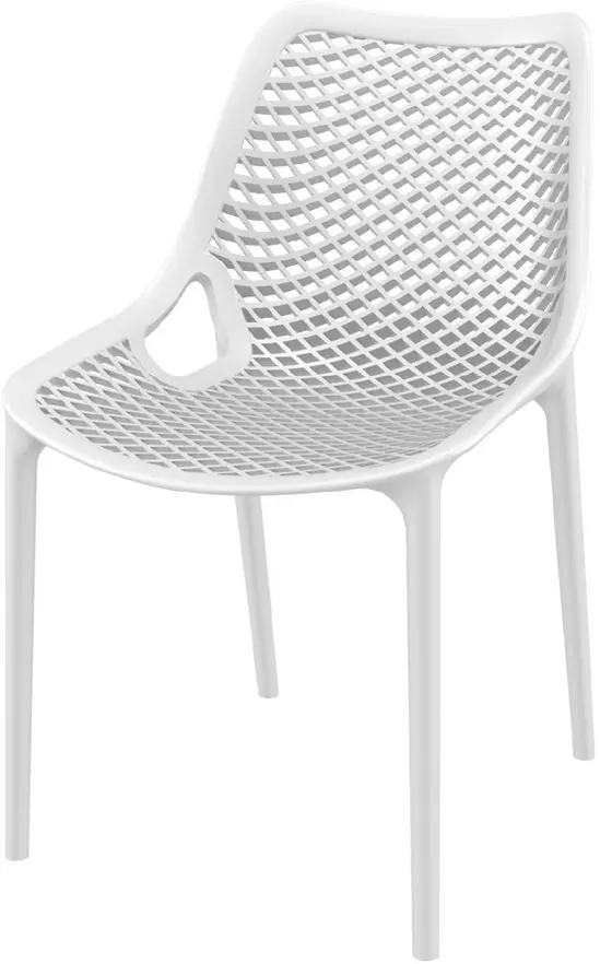 Градински стол ЕВЕЛИНА - бял цвят