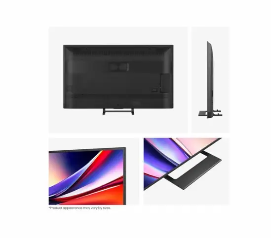 Телевизор Hisense 65' A7Q, 4K Ultra HD 3840x2160, QLED, HDR 10+, HLG, Dolby Vision, Dolby Atmos, Smart TV, Light Sensor, WiFi Direct, BT, Anyview Cast, 3xHDMI, 2xUSB, LAN, CI+, DVB-T2CS2, Black