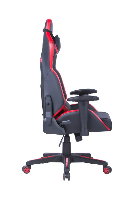 Геймърски стол ESCAPE-сниман отстрани, черна база в два цвята