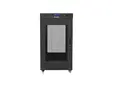 Комуникационен шкаф Lanberg rack cabinet 19' free-standing 22U800x800 (flat pack) with glass door lcd black v2
