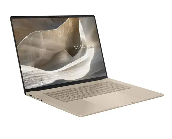 Лаптоп Asus Zenbook UX3607OA-SQ485W,SnapdragonX2 Elite Extreme X2E94100 48GB(53MB Cache, 4.7GHz), 16.0 OLED WQXGA+(WQ+) 2880X1800 16:10 Be nd+500nits, 48GB LPDDR5X ,512GB PCIe 4.0 SSD, Windows 11,Zabriskie Beige