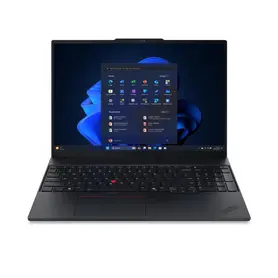 Лаптоп Lenovo ThinkPad E16 G3, Intel Core Ultra 5 225U, 12C (up to 4.8GHz, 12MB), 16GB DDR5-5600, 512GB SSD, 16" WUXGA (1920x1200) IPS AG, Intel Graphics, FHDp&IR Cam, Backlit KB, WLAN, BT, FPR, 4 cell, Win 11 Pro, 3Y Onsite